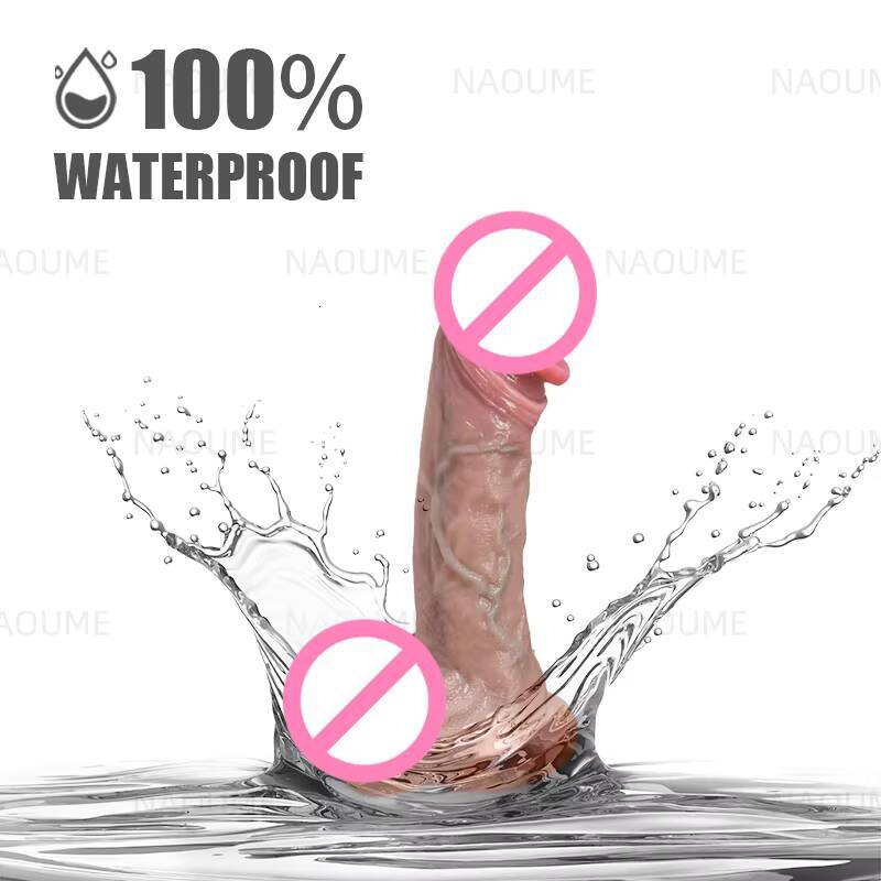 Liquid Silicone Dildo Vibrator for Women Penis Artificial Telescopic Heating Sex Toys Wireless Remote Control Dildos for Women