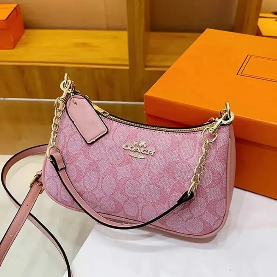 Coa Cher Bag Designer Quality Shoulder Lady Designer 10A Tabby Bags Women Tote Handbag Purse Leather Rice Flour Cake Crossbody Fashion Soft Envelope Satchel Bag