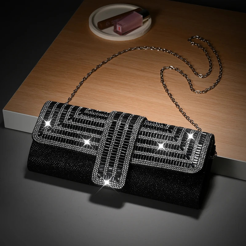 Diamond Hand Bag Women Crystal Party Bridal Clutch Wedding Evening Purse Satchels Rhinestone Envelope Dinner Handbag For Women 251231