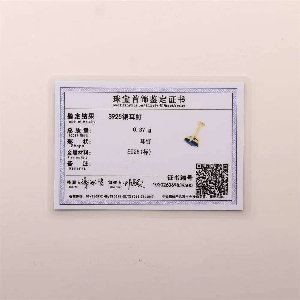 Aide 1PC 925 Sterling Silver Classic Ear Bone Earrings For Women Ins Stars CZ Flat Head Piercing Chain Stud Earring Pendientes