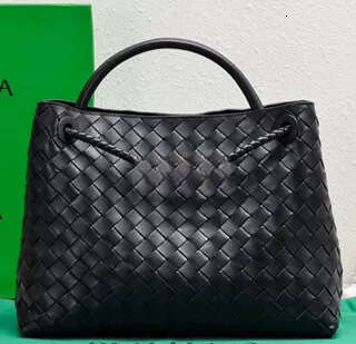 toteBag Shoulder ROSE NOIRE Niche Design New European and American BV Woven Tote Large Capacity Handheld Shoulder Crossbody Bag for Women