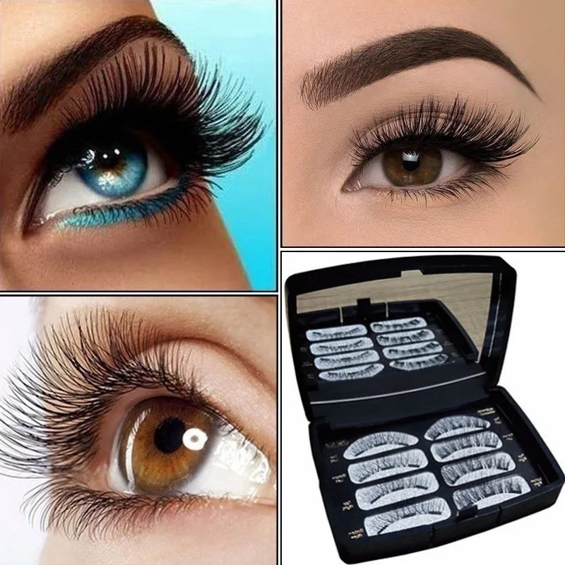 3D Magnetic Eyelashes Natural Soft Reusable Easy To Wear Eyelash Extension Beauty Makeup Tool faux mink false eyelashes mirror 251231