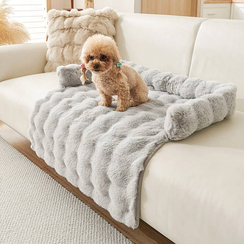 Bestseller 2025 New Rabbit Velvet Winter Thickened Warm and Anti Slip Mat Cat Dog Nest Pet Blanket Washable ddmytues