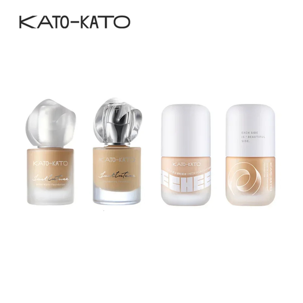 KATO Velvet Matte Foundation Concealer Long-lasting Clear Waterproof Oil-control Invisible Pores Makeup Cosmetics 251230
