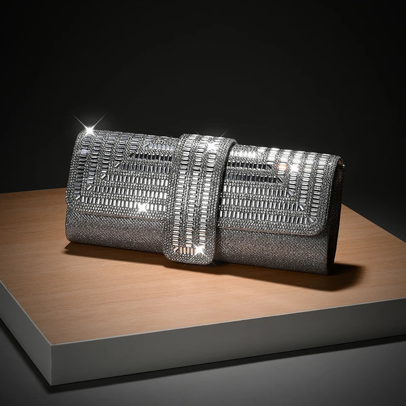 Diamond Hand Bag Women Crystal Party Bridal Clutch Wedding Evening Purse Satchels Rhinestone Envelope Dinner Handbag For Women 251231