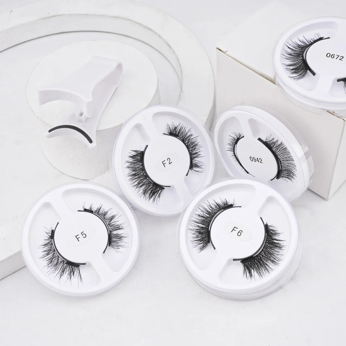 5 Pairs Magnetic Eyelashes Extension Kit Reusable Magnetic Lashes and Tweezers No Glue Needed Fluffy False Eyelashes Makeup Set 251231