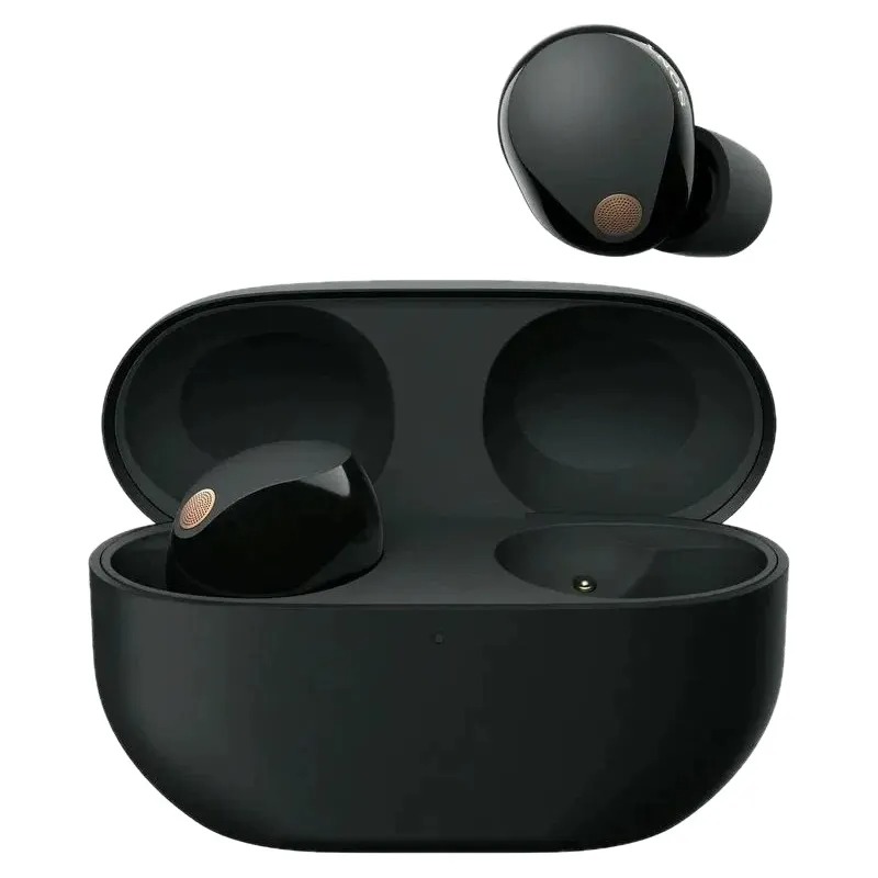 The popular WF-1000XM5 wireless Bluetooth earbuds are in-ear, noise-canceling, and offer high-quality sound.