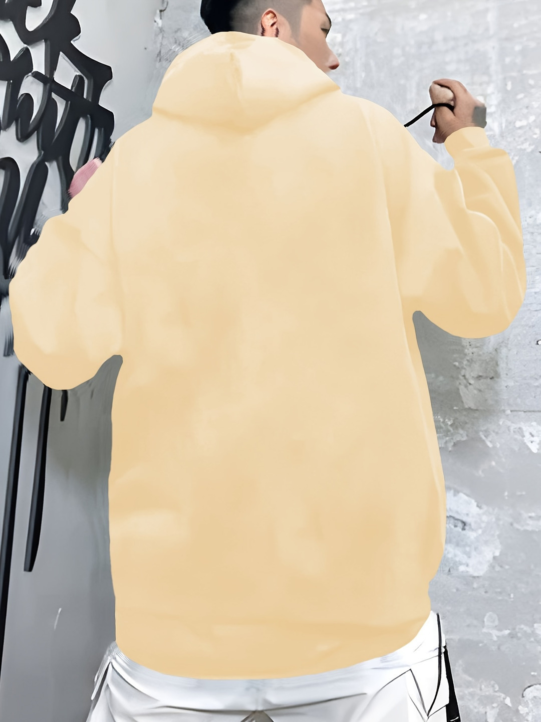 " Way Truth Life" Printed Casual Hoodie Men's Fashion Fall/Winter Collection Regular Fit Polyester Blend Knit Fabric Letter Pattern Com