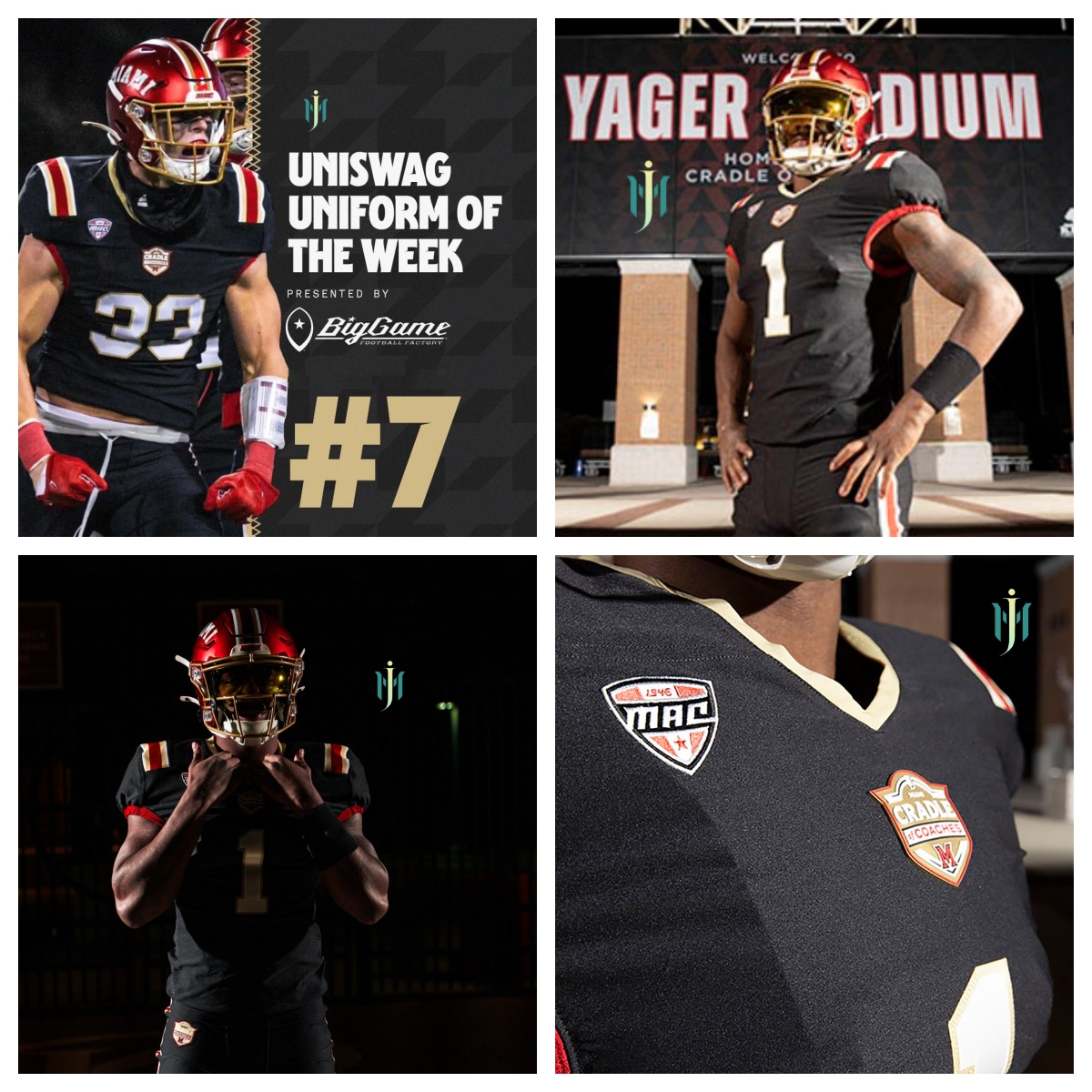 miami redhawks 15 Wilson Roberts 16 Christian McKinney 17 Kaleb Martin 19 Jerome Smith 20 Adam Trick 2026 Men's custom football jerseys - all stitched all size xxs-6xl