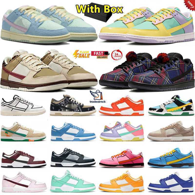 With Box designer mens casual shoes Jogging Walking Flat Shoe Easter Visty Nardwuar Panda White Black Triple Pink men women trainers sports sneakers sneaker GAI