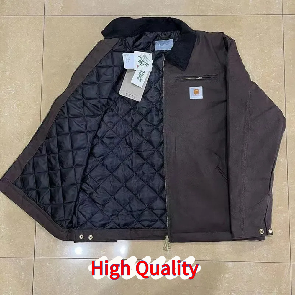 Carharttitys acket mens designer jacket designer coat Carharretly jackets vintage classic style top quality cotton coat mesh lining work jackets 429