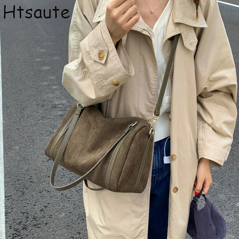 High Quality Women Handbag PU Leather Tote Textured Single Shoulder Bags Fashion Shopping Crossbody Commuting Tote Bag bolas 251231