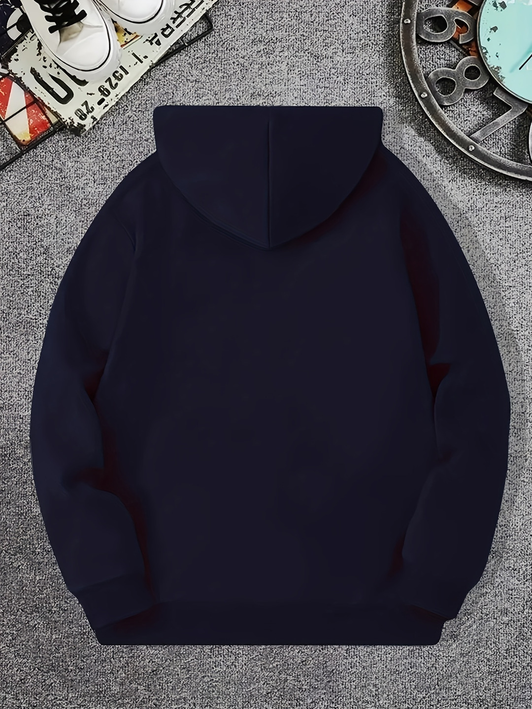 Men'S Stylish Hoodie Featuring a Rose Phrase 'LOVE YOURSELF', Designed Comfort with Long Sleeves, Ideal for Daily Wear During The Autum