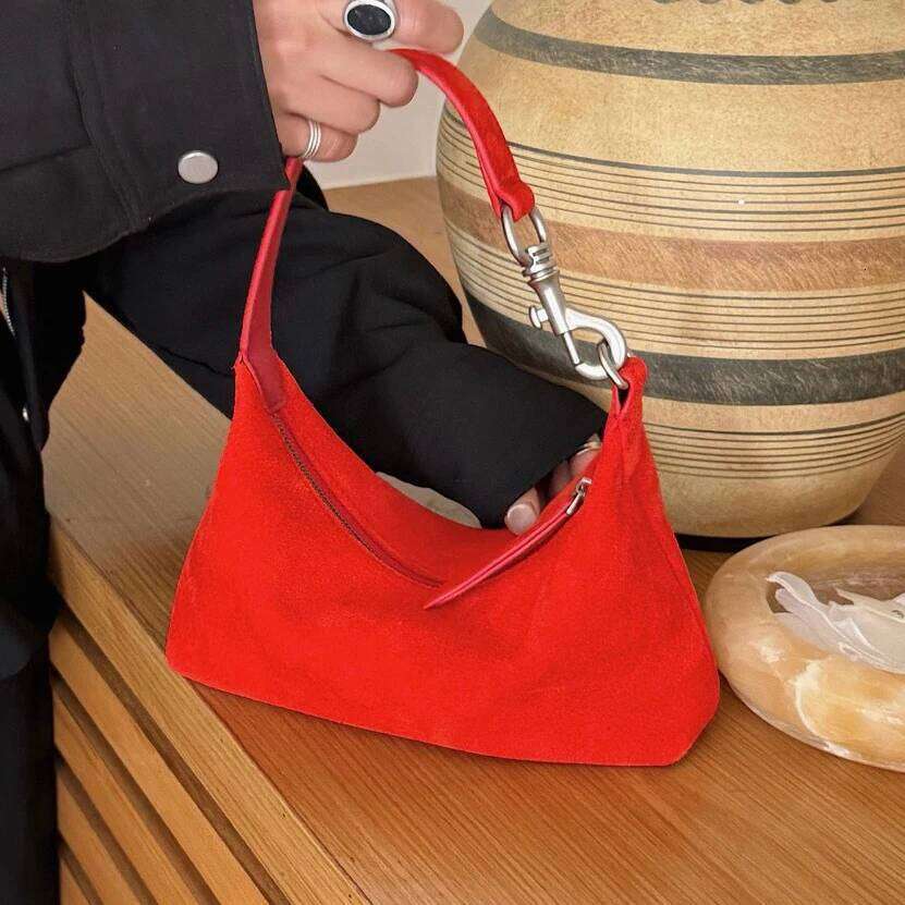 Suede Women's Dumpling New Niche Design Frosted Cowhide Handbag High Quality Antique One-Shoulder Crossbody Bag Suotong251222