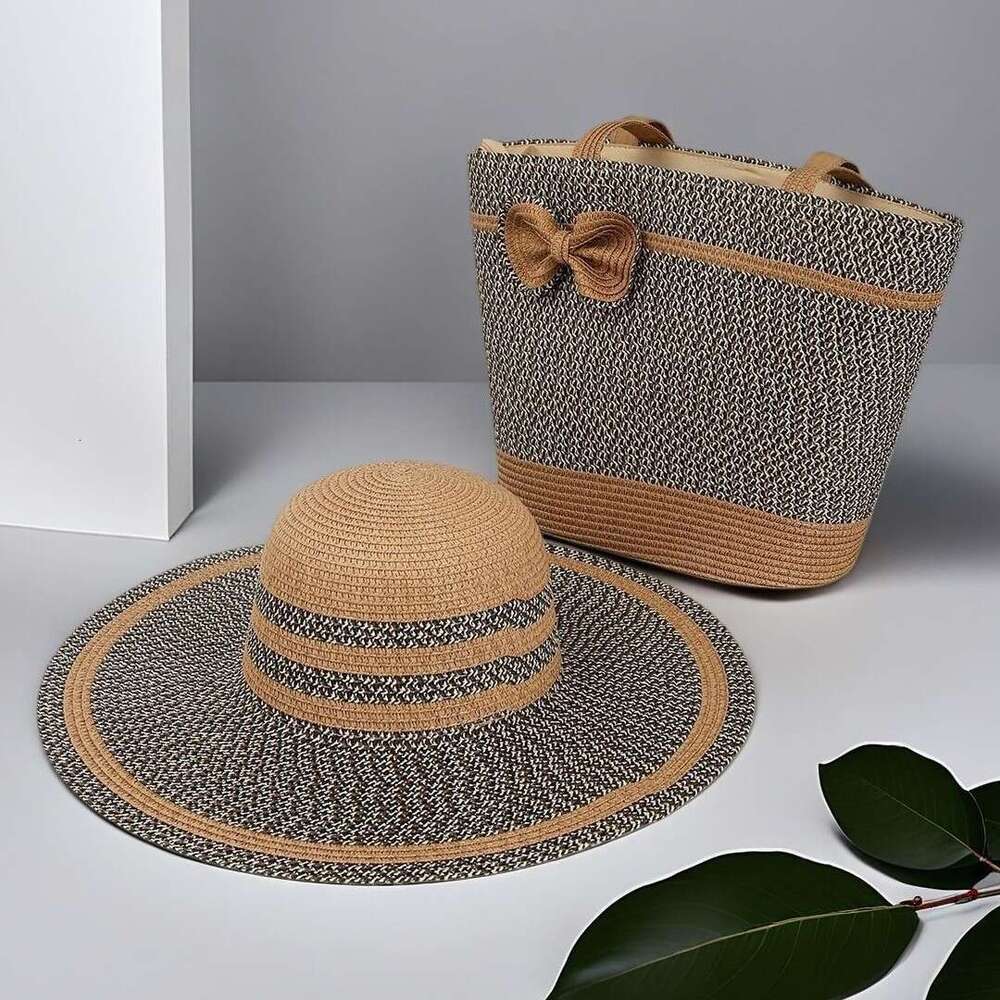 Straw Cross-Border Hot-Selling Trendy Beach Shoulder Woven Commuter Bag Travel Vacation Handbag