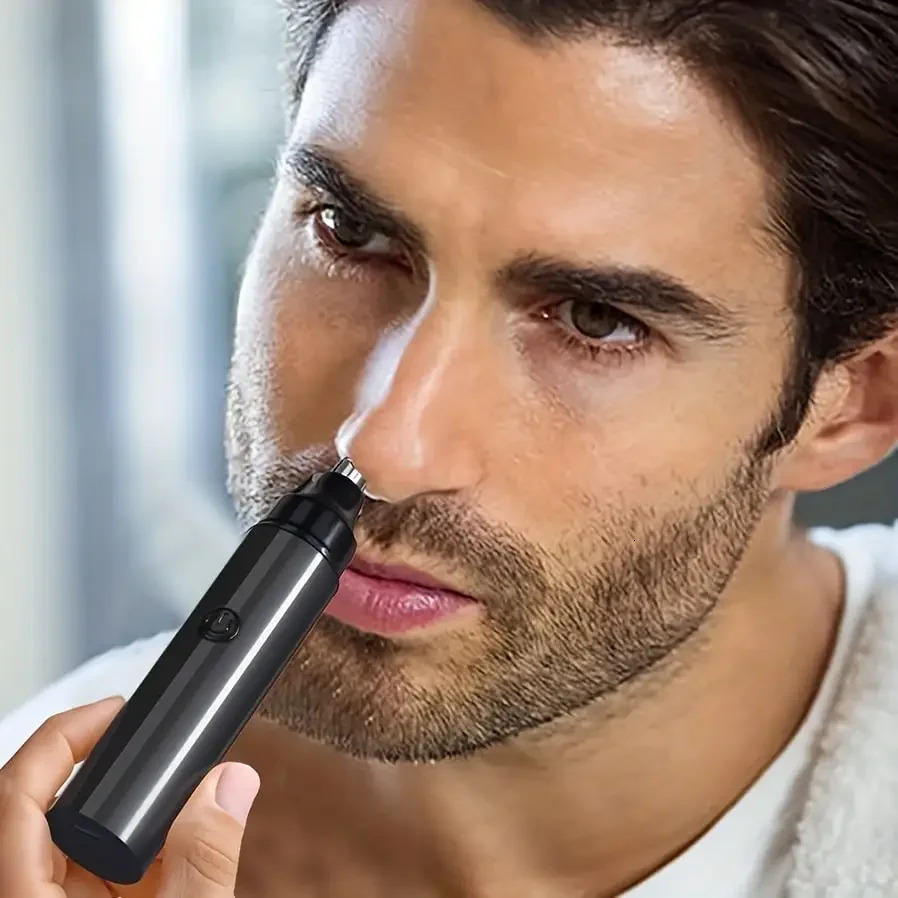 Rechargeable Nose Hair trimmer and Facial Hair Men Nose Hair Shaver for nasal clearance - portable grooming tool for 251231