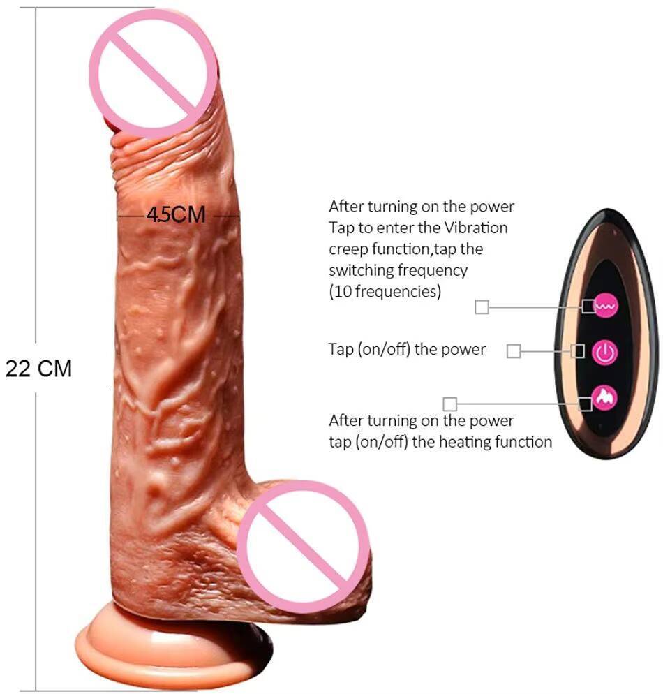 Real Skin and Feeling Female Masturbation Dildo Vibrator Big Penis Silicone Sex Toys with Liquid Silicone Material for Women