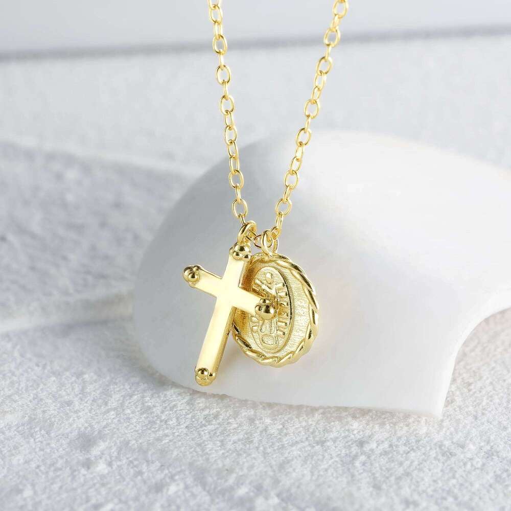 Aide 925 Sterling Silver Cross Pendant Clavicle Chain For Women 2020 Jewelry Choker Necklace Collares Bijoux Collar