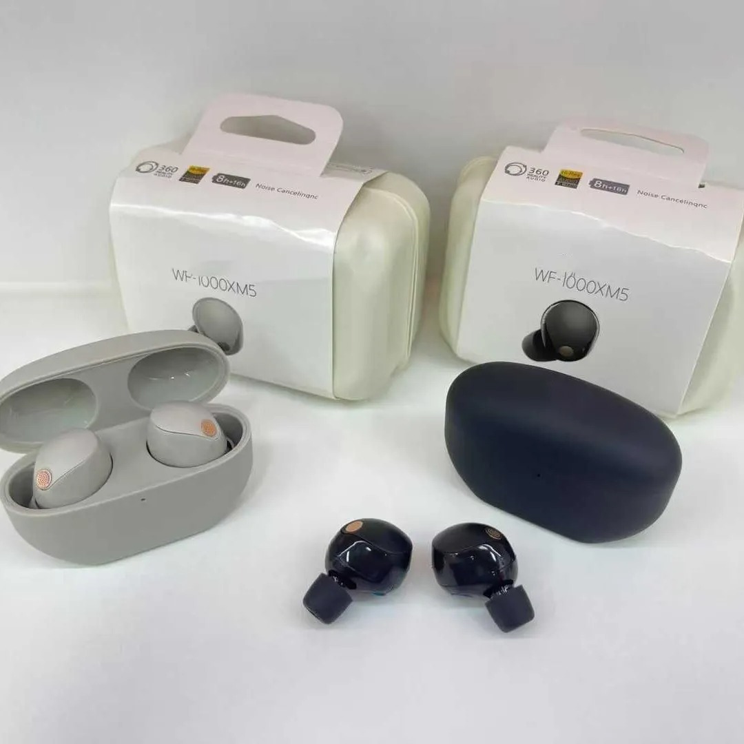 The popular WF-1000XM5 wireless Bluetooth earbuds are in-ear, noise-canceling, and offer high-quality sound.