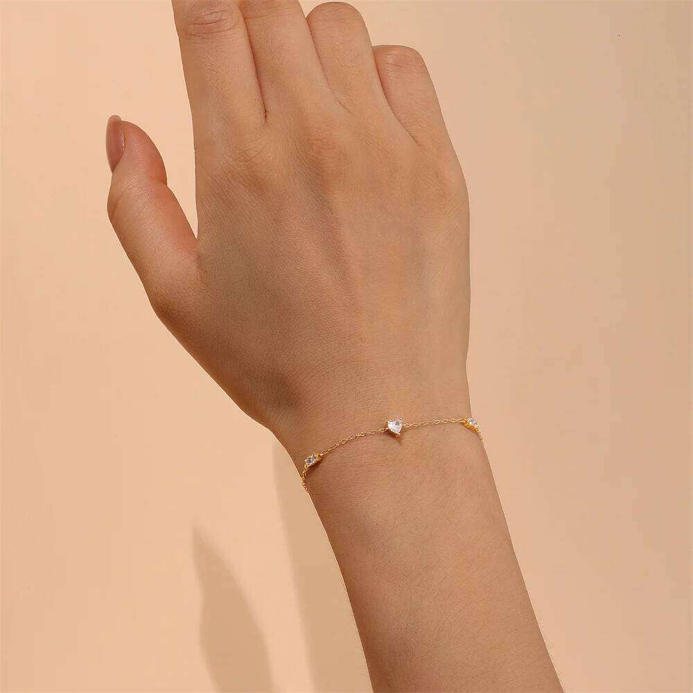 Aide 925 Sterling Silver Beaded Pearl Adjustable Versatile For Women 18K Gold Ins Bracelet Fine Jewelry Party Gift