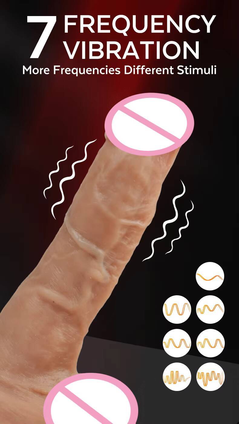 Thrusting Liquid Silicone Heating Dildos Silicone 12 Inch Realistic Big Dildos Vibrator