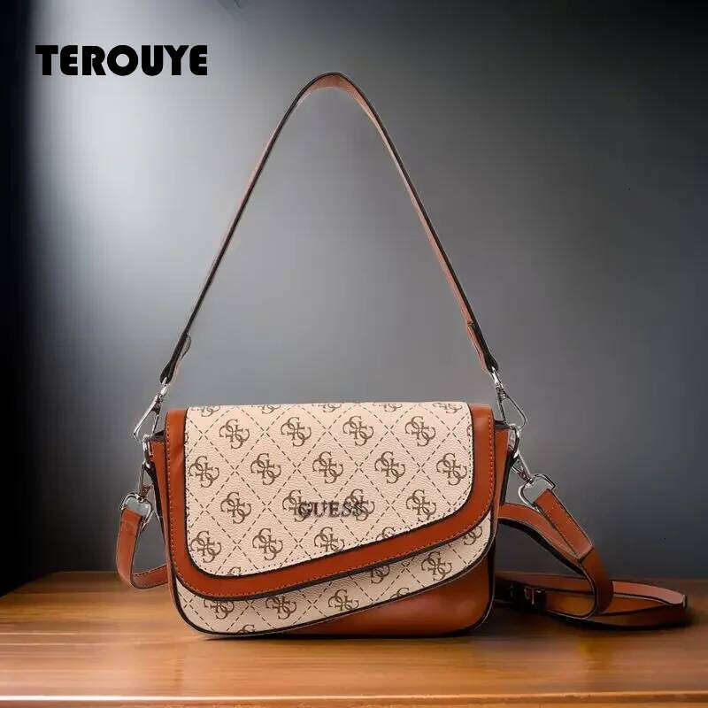 Premium Vintage Style Crossbody Bag - High-End Women's Handbag With Parisian Chic & Timeless Leather Craftsmanship TEROUYE