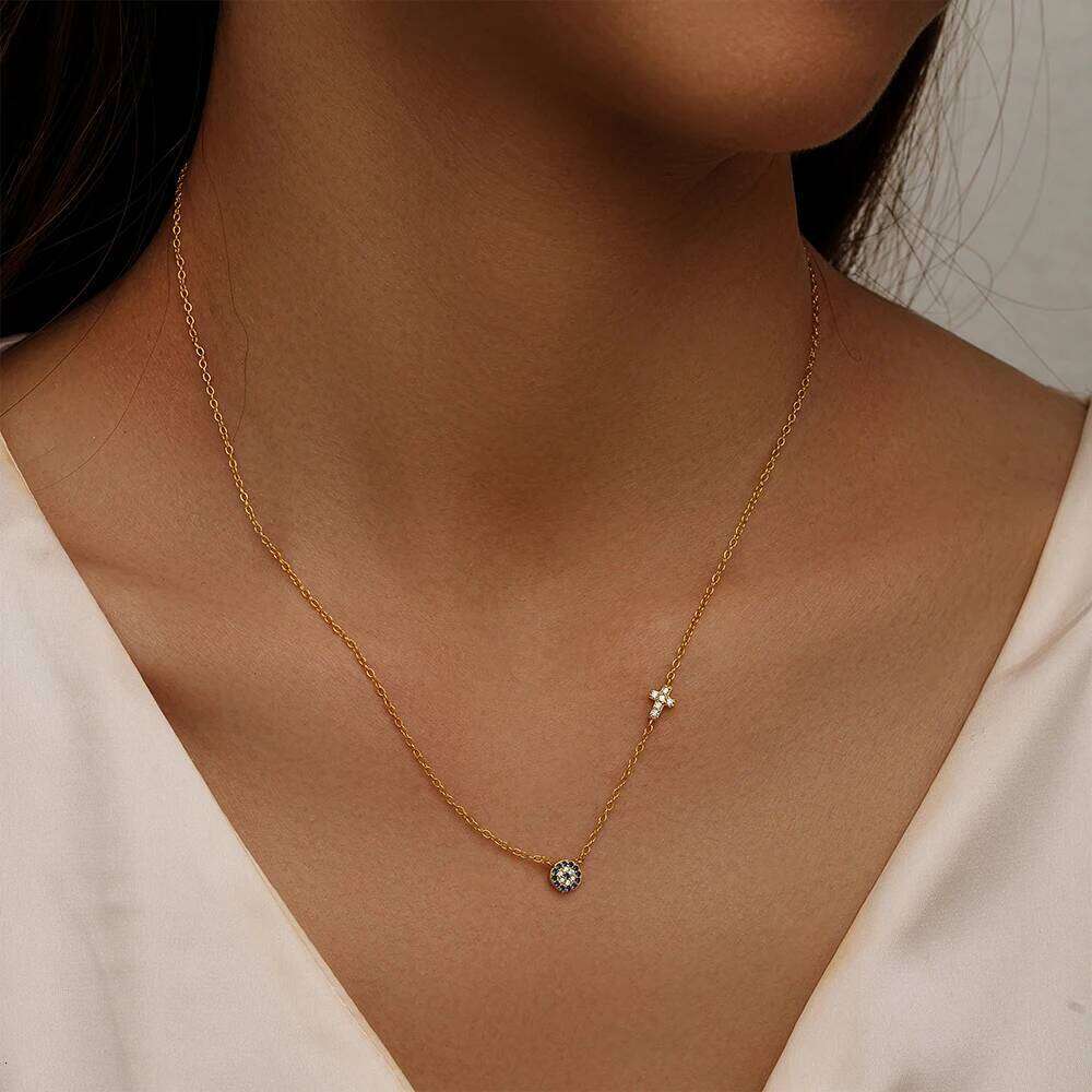 Aide 925 Sterling Silver Personalized Cute Dog Paw Pendant Necklaces for Women Simple Collarbone Chain Necklace Christmas GIfts