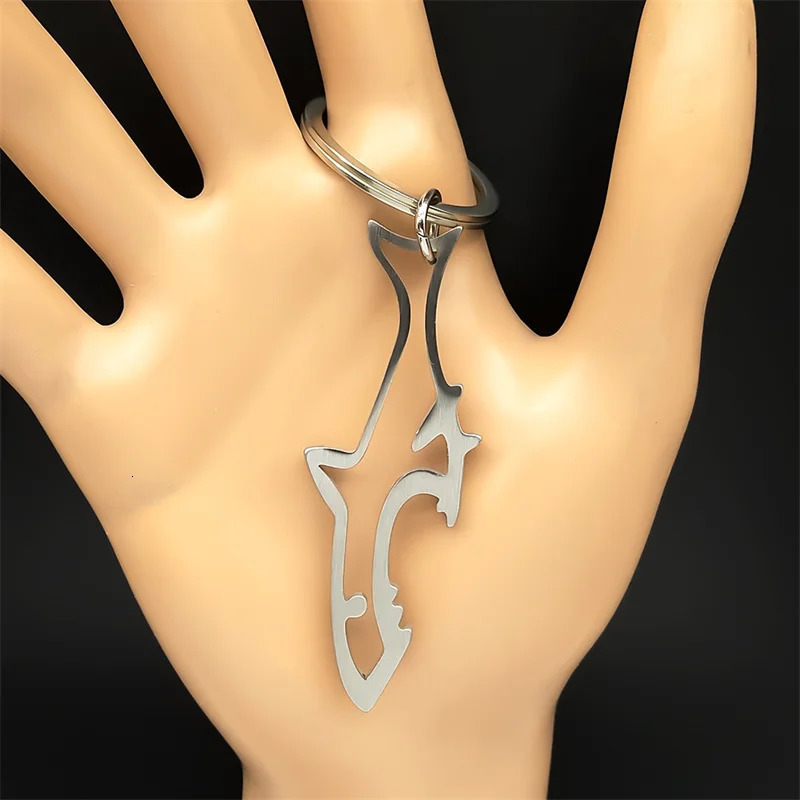 n Shark Beer Bottle Opener Keyring For Women Men Stainless Steel Silver Color Fish Summer Keyholder Jewelry Gifts 251230