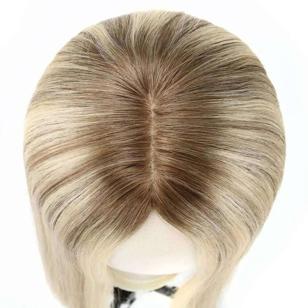 TUW16 Silk Base Thinning Crown Remy Human Topper Piece for Women Natural Look Hair Toppers
