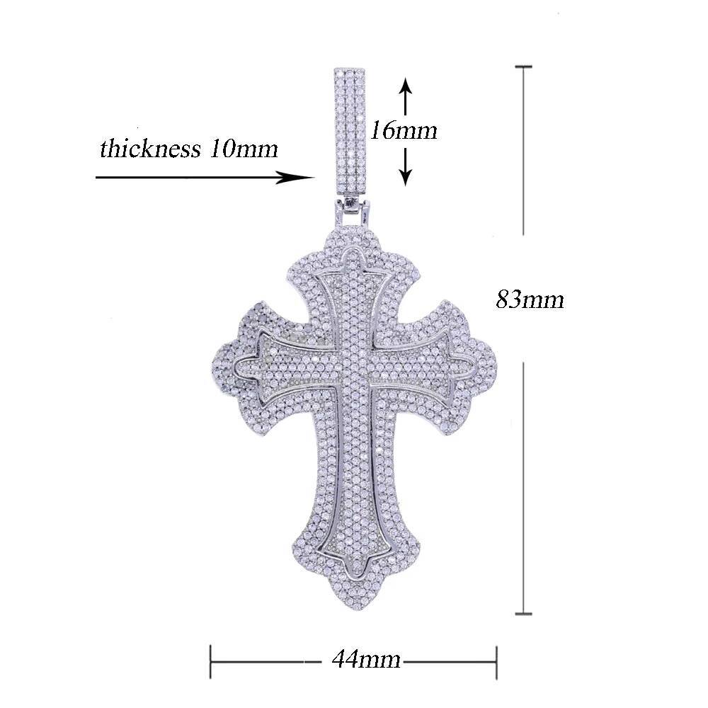 Baguette Iced Heart Pendent New Design Fashion Jewelry Necklaces Cute Classical Simple Wholesale Price Women Jewelry