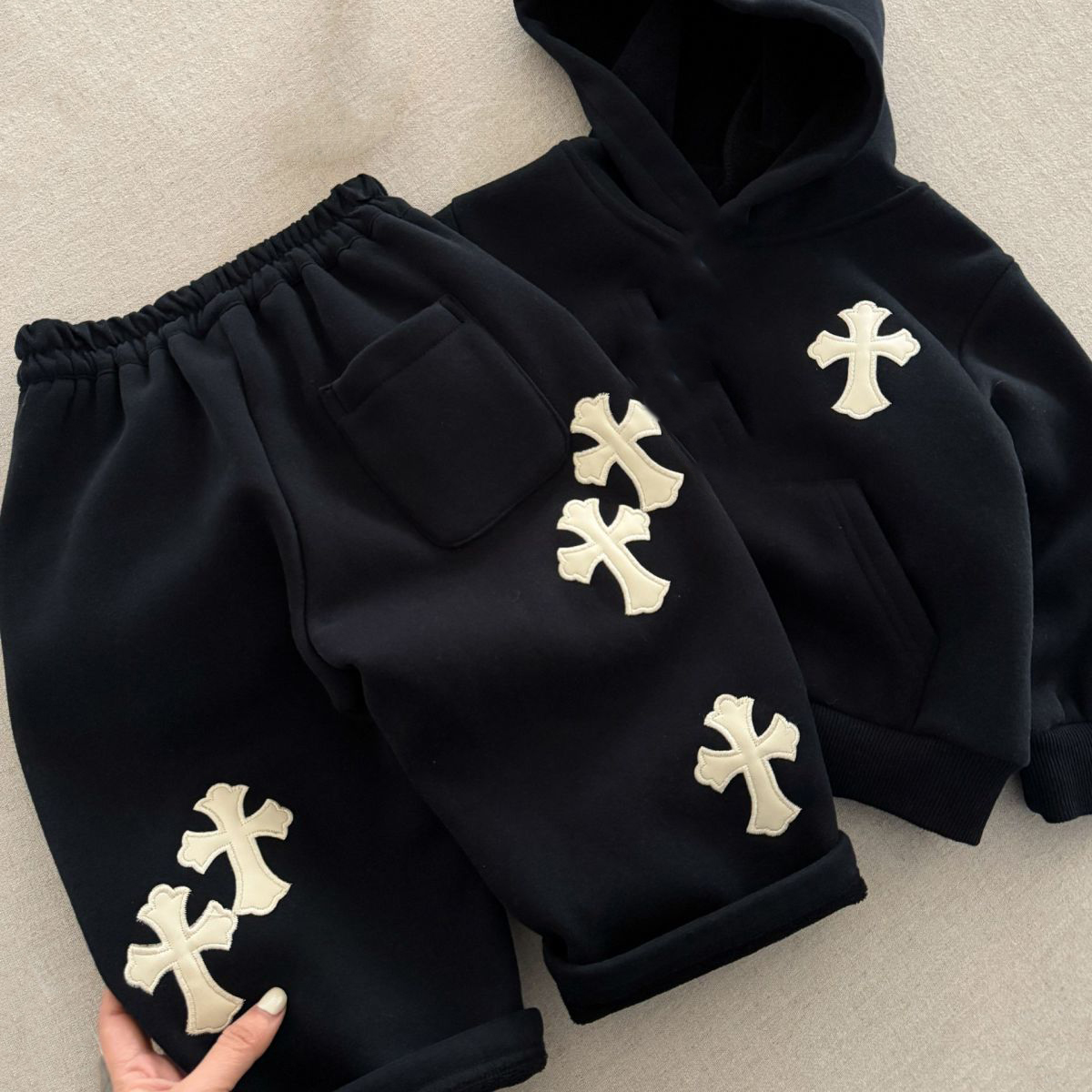 Baby Tracksuits Sets Kids Designer Clothing Toddler Pullover Hoodies Sweatsuit Boys Clothes