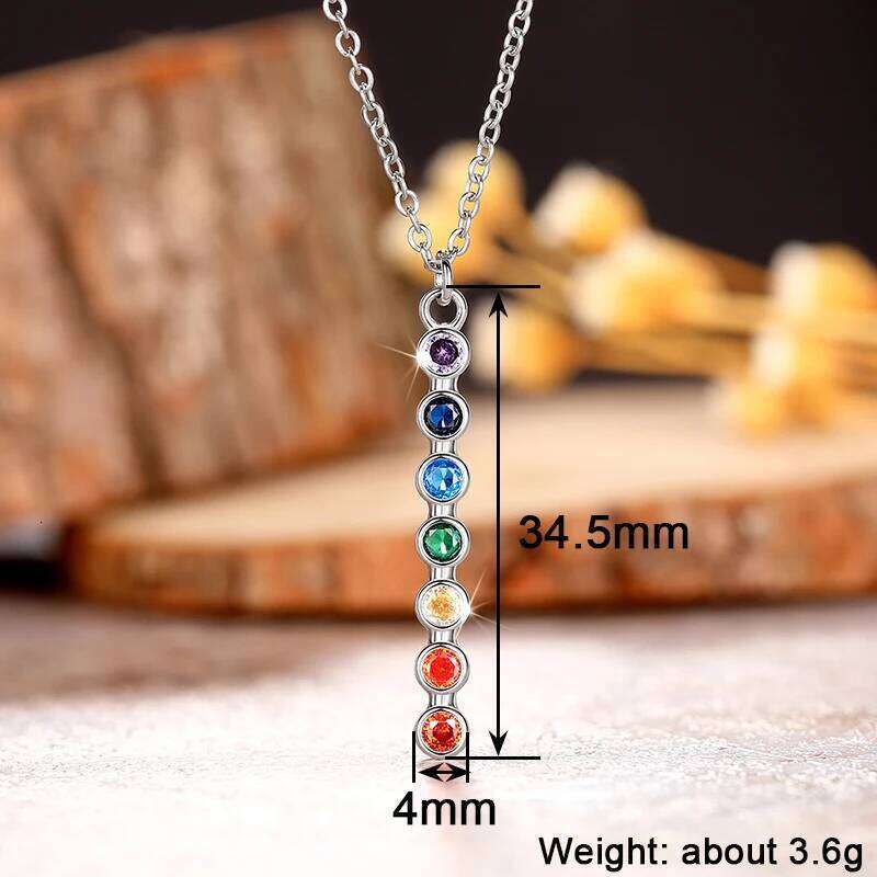 Huitan Attractive Pendant Necklace with Colorful Cubic Zirconia Brilliant Charming Party Jewelry for Women Delicate Accessories