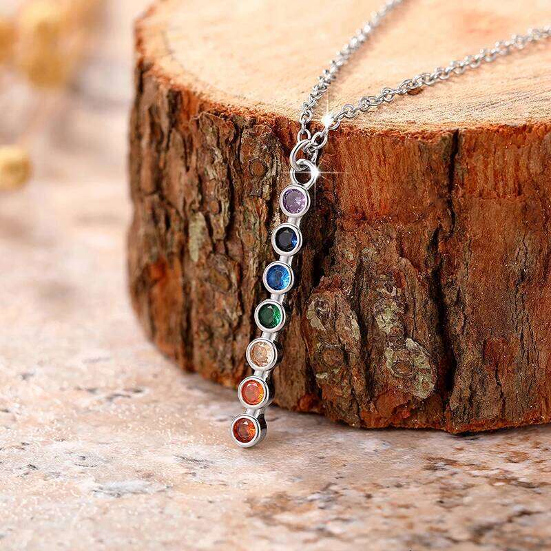 Huitan Attractive Pendant Necklace with Colorful Cubic Zirconia Brilliant Charming Party Jewelry for Women Delicate Accessories