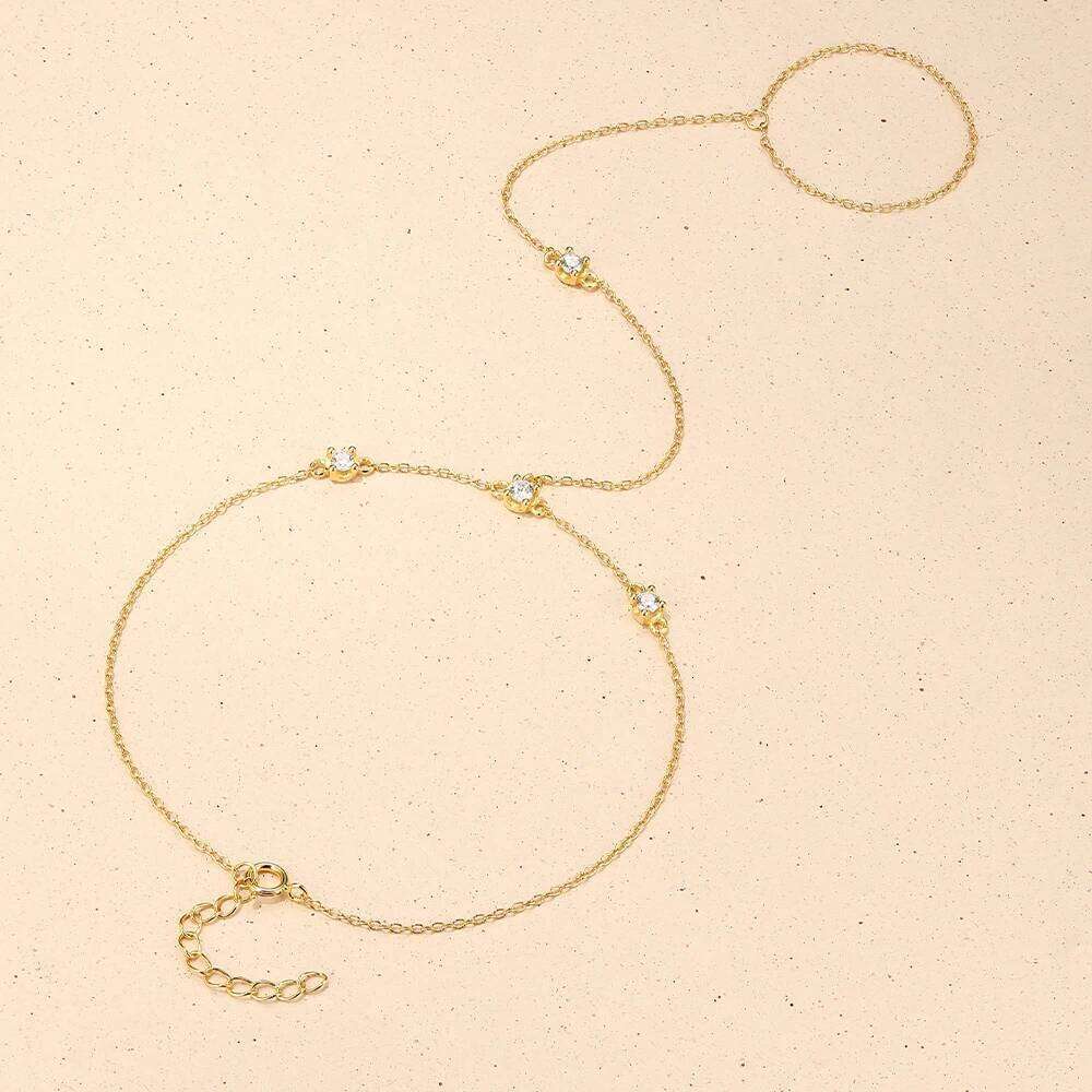 Aide 925 Sterling Silver Anklet Women Delicate Flower Zircon Tassel Bracelet Summer Fine Jewelry Dropship Rings for Ankle