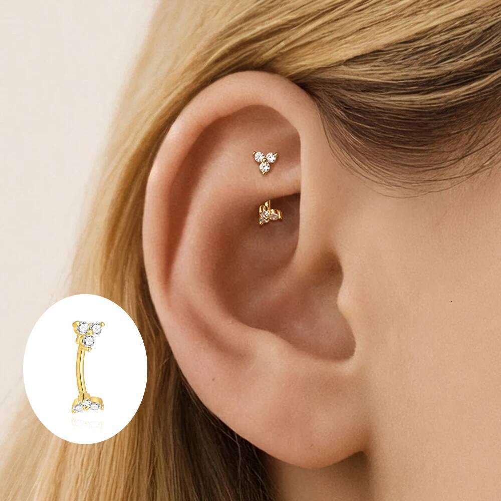 Aide 925 Sterling Silver Sweet Pink Opal Crown Piercing Stud Earrings For Women K Gold Elegant Jewelry pendientes lujo mujer