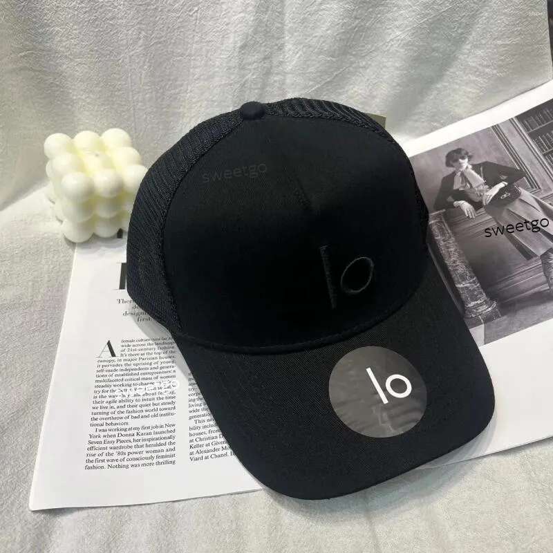 Unisex Designer Baseball Caps For Womens And Mens Mesh Hats Breathable Sunscreen Couples Sports Golf Cap Ball Cap Yoga Baseball Summer Hat