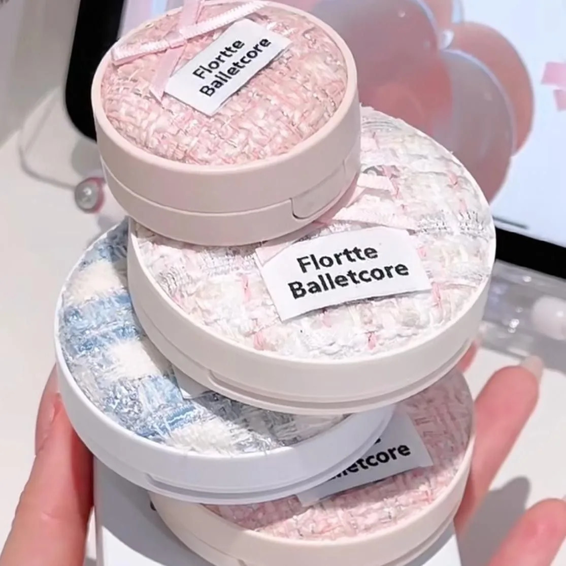 FLORTTE Makeup Base Ballet Soft Vegan Liquid Foundation Air Cushion BB CC Cream Oil Control Holding Base De Maquillaje 251230