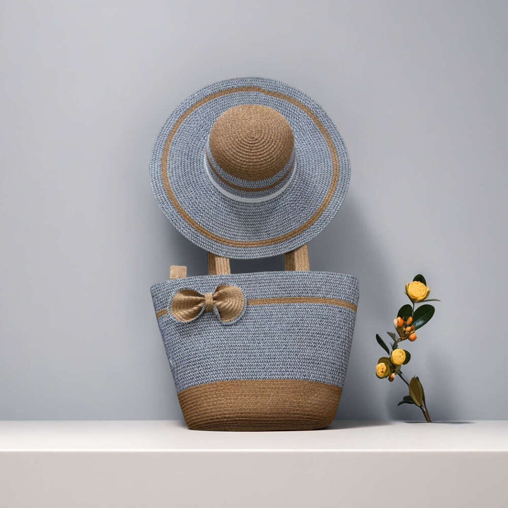 Straw Cross-Border Hot-Selling Trendy Beach Shoulder Woven Commuter Bag Travel Vacation Handbag