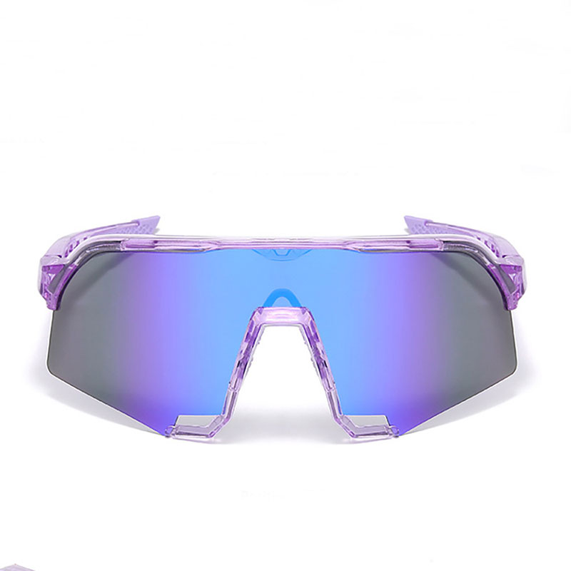 New Fashionable Glittering Hiking Sports Sunglasses Outdoor Cycling Eye Protection Ski Goggles UV Protective Sunglasses
