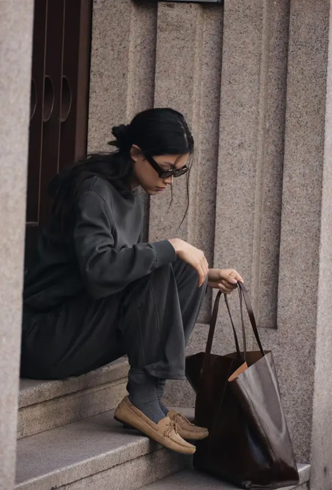 AutumnWinter womens multicolor selection classic simple allinone hooded loose longsleeved hoodie sweatpants 251231