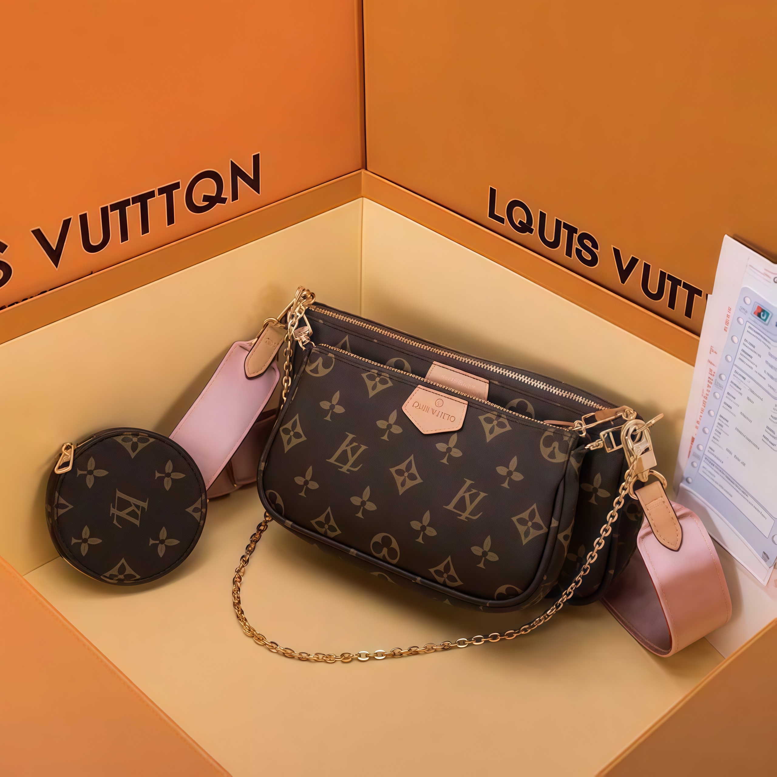 Top New Luxury Designer Bag 3 Multi FELICIE POCHETTE Chain Handbag Crossbody Purse Women Shoulder Bags Lady Tote Wallets louisities vittonn bag viitton backpack