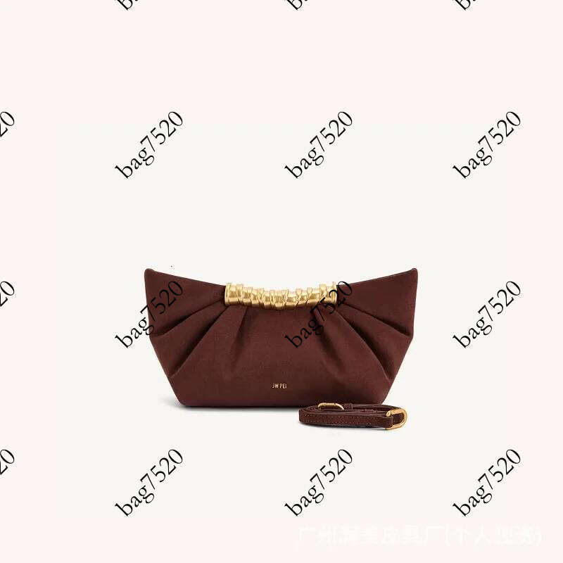 Pleated Clutch, Metallic, Fashionable, High-end, New Style, Suitable for Evening Events Pingshuo