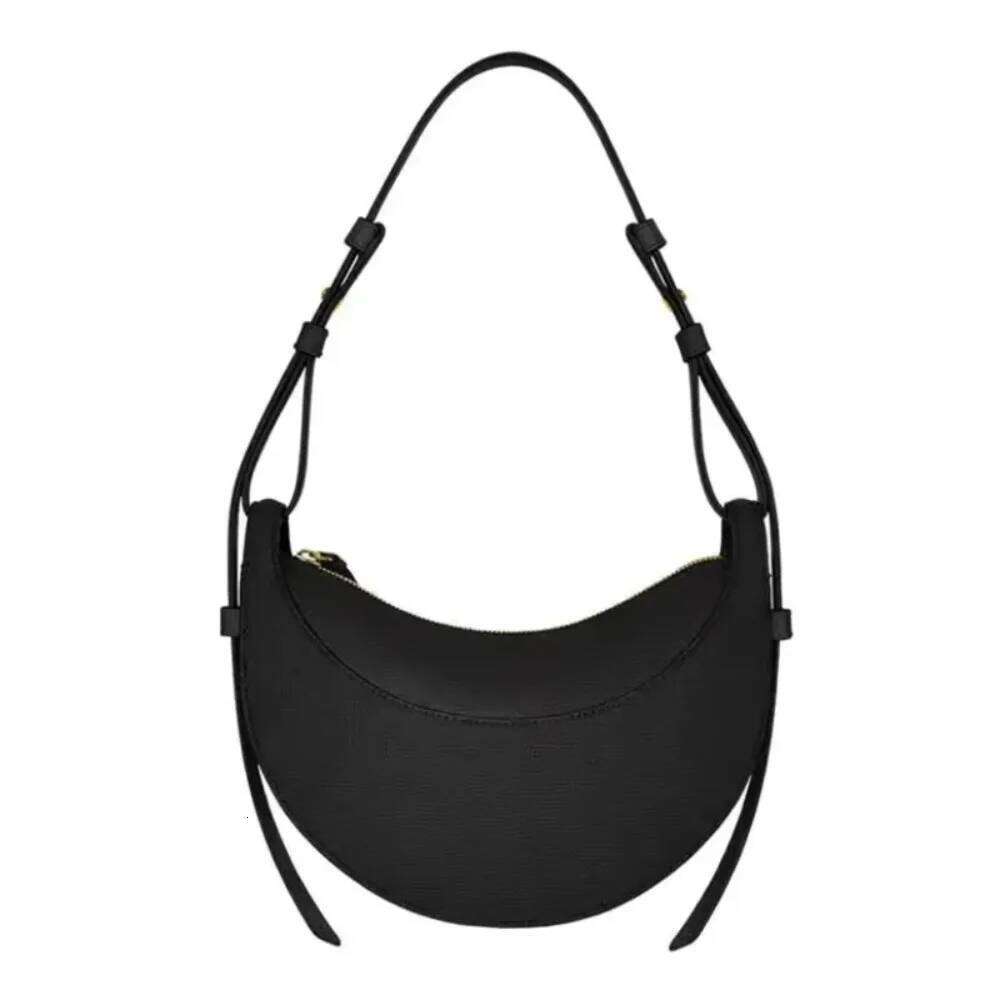 New French Women S Niche Brand Fashionable High Quality Commuting Casual Crescent Zipper Shoulder Bag Y K JINXIANGGUO TOTE