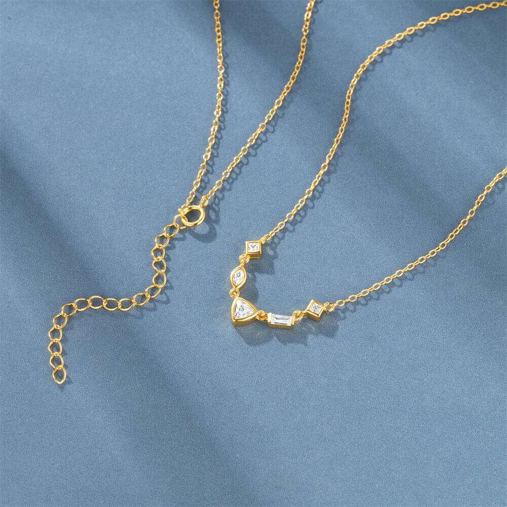 Aide 925 Sterling Silver Chain Necklaces for Women Hollow Flowers Collares Choker 45cm Female Necks Bride Fine Jewelry collars