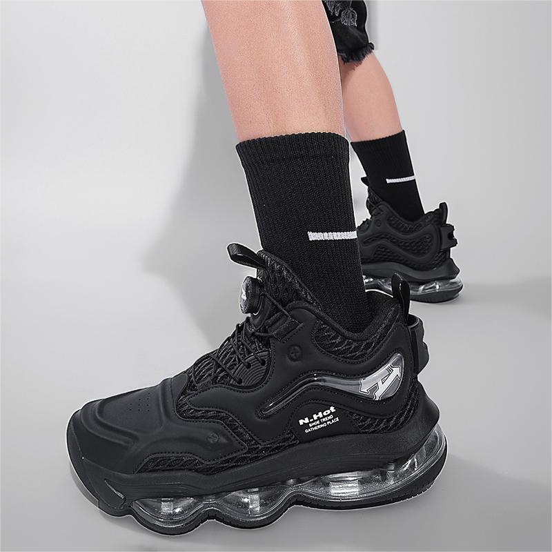 NHOT Bestselling Breathable Thick soled Men's Sneakers 2026 Spring New Design Arrival Trendy Running Shoes Versatile Cool Street Casual Shoe Size