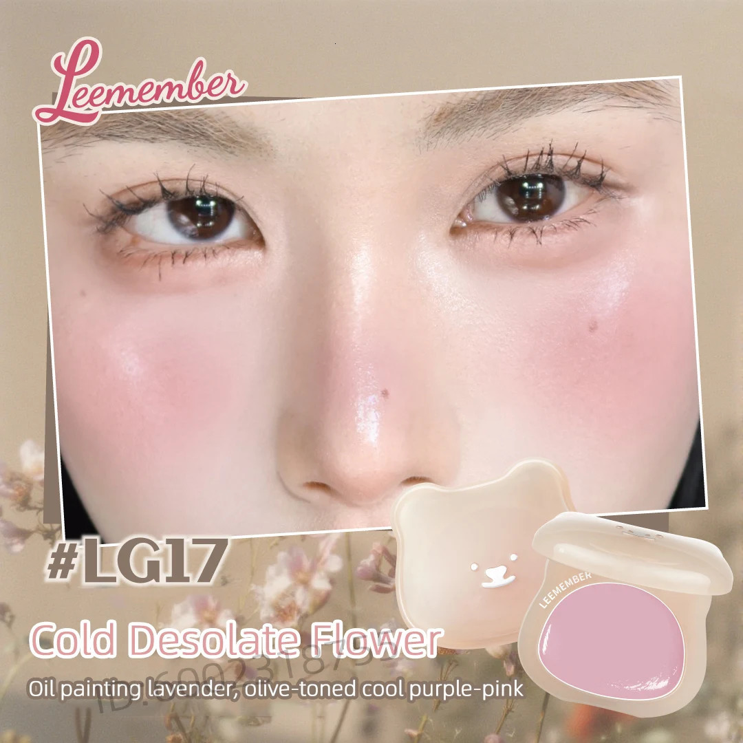 LEEMEMBER Watery Blush Moisturizing Blusher Cream Monochrome Shimmer Cute Cosmetics Longlasting Jelly Face Blusher In Bar Makeup 251231