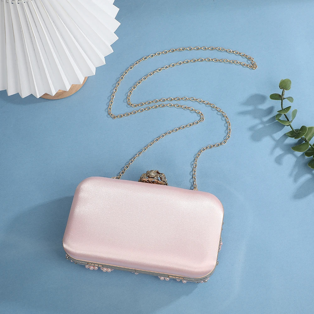 gift wedding party bag Pink Embroidered rhinestone party cute evening handbags ladies clutch bag for women 251231