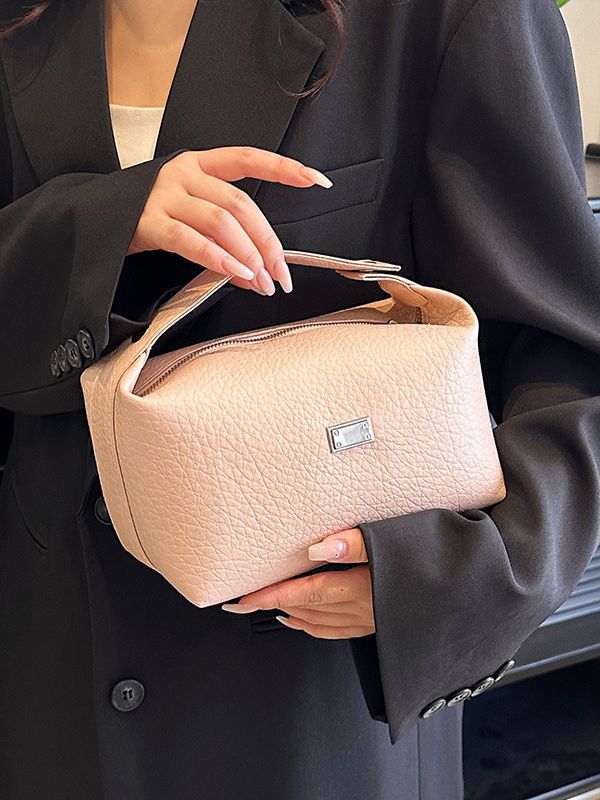 Makeup bag ladies' handbag storage box fashion wristlet bag high-end makeup bag women's travel bag shoulder bag tote bag large capacity