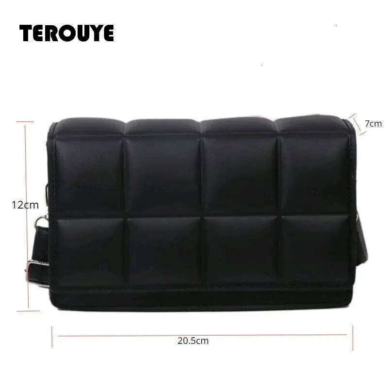 Fashion Brand Designer Shoulder Small PU Leather Female Crossbody Bag Trend Classic Handle Handbag Women TEROUYE