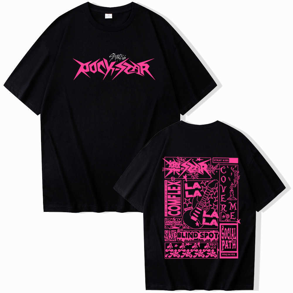 2024 Stray Kids Maxident ROCK-STAR New Album StrayKids T-Shirt